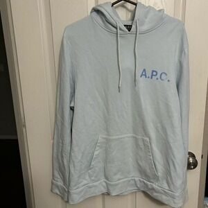 A.P.C. | Hoodie Stamp Hoodie Bleu Clair Sz XXL
